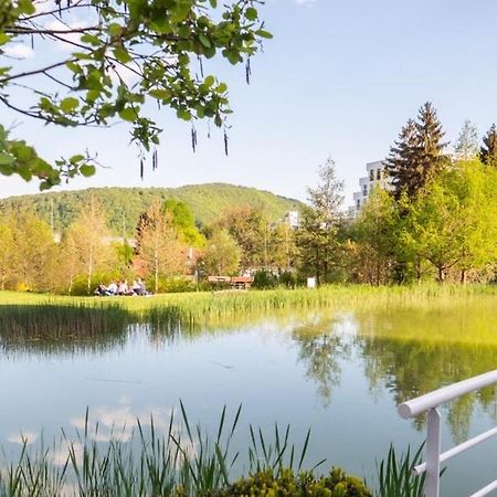 Alure Residences 2 & 24H Self Check-In, Parking In The Garage In The Apartment Building Included, New Building, Terrace, Green Location With A Forest Park With A Lake, Children'S Playground Banská Bystrica Buitenkant foto